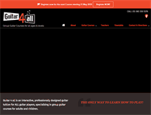 Tablet Screenshot of guitar4all.co.za